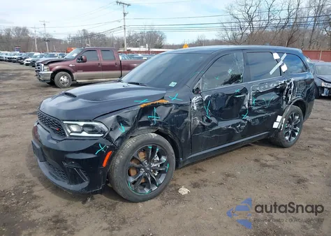 2022 Dodge Durango R/T Plus Awd из США, поврежденный, VIN 1C4SDJCT4NC205691